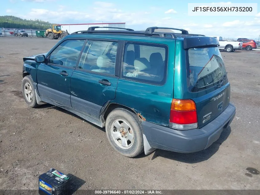 1999 Subaru Forester L VIN: JF1SF6356XH735200 Lot: 39796640