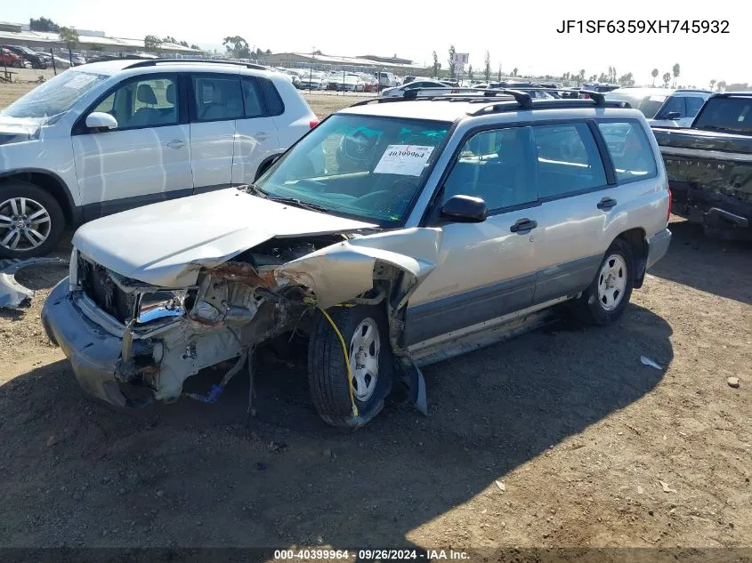 1999 Subaru Forester L VIN: JF1SF6359XH745932 Lot: 40399964