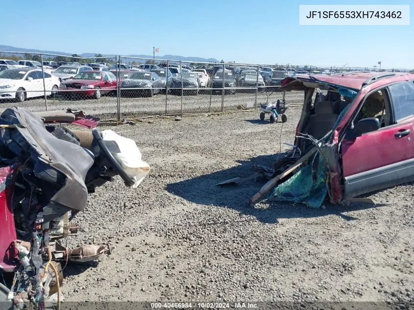 1999 Subaru Forester S VIN: JF1SF6553XH743462 Lot: 40466984