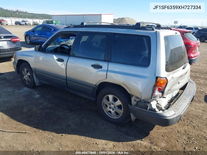 1999 Subaru Forester L VIN: JF1SF6359XH727334 Lot: 40473945