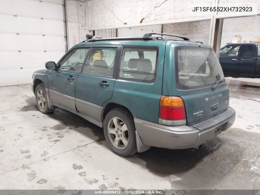 1999 Subaru Forester S VIN: JF1SF6552XH732923 Lot: 40500412