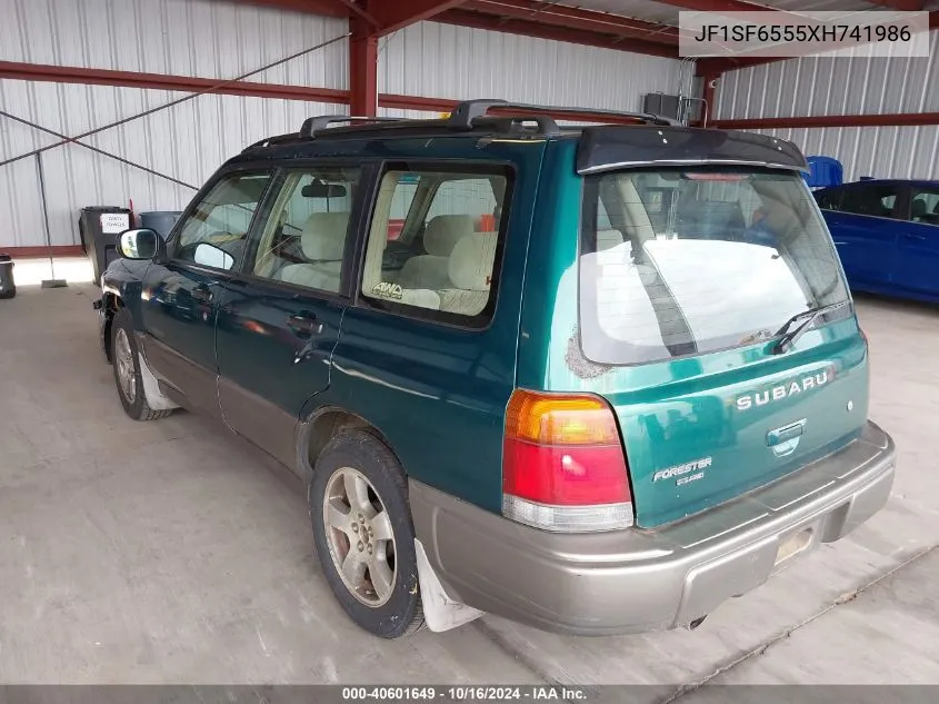 1999 Subaru Forester S VIN: JF1SF6555XH741986 Lot: 40601649