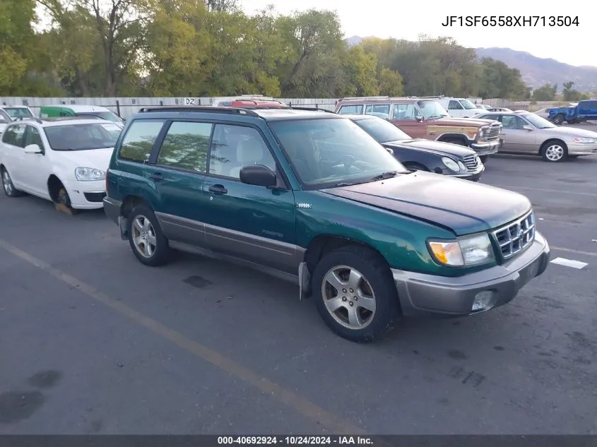 1999 Subaru Forester S VIN: JF1SF6558XH713504 Lot: 40692924