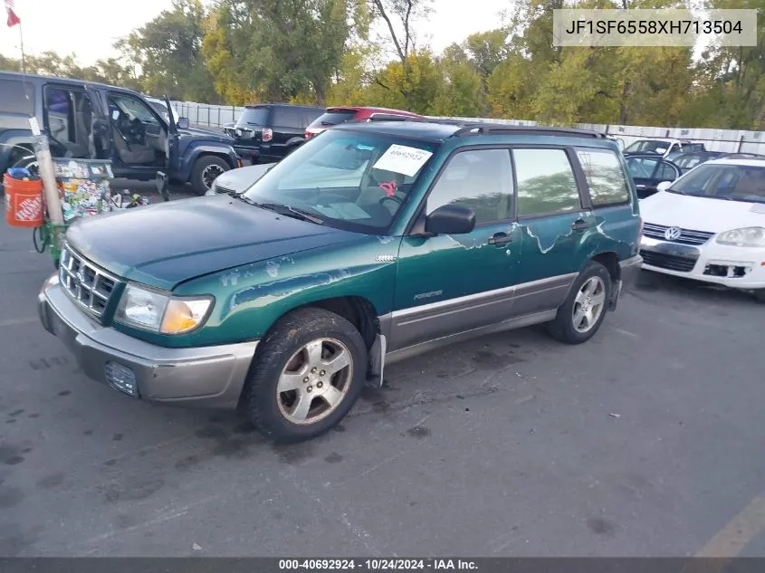 1999 Subaru Forester S VIN: JF1SF6558XH713504 Lot: 40692924