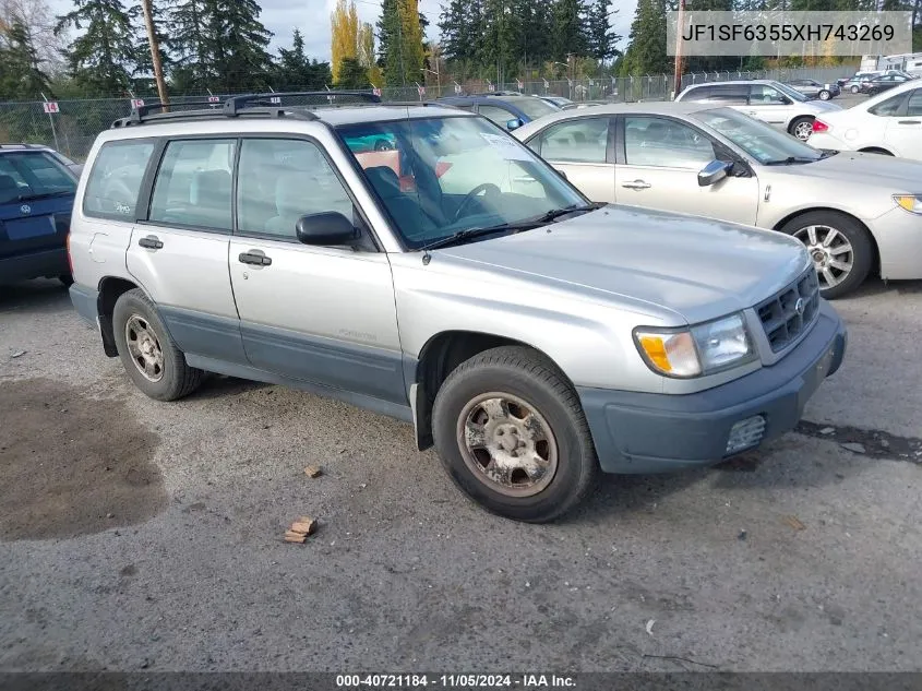 1999 Subaru Forester L VIN: JF1SF6355XH743269 Lot: 40721184