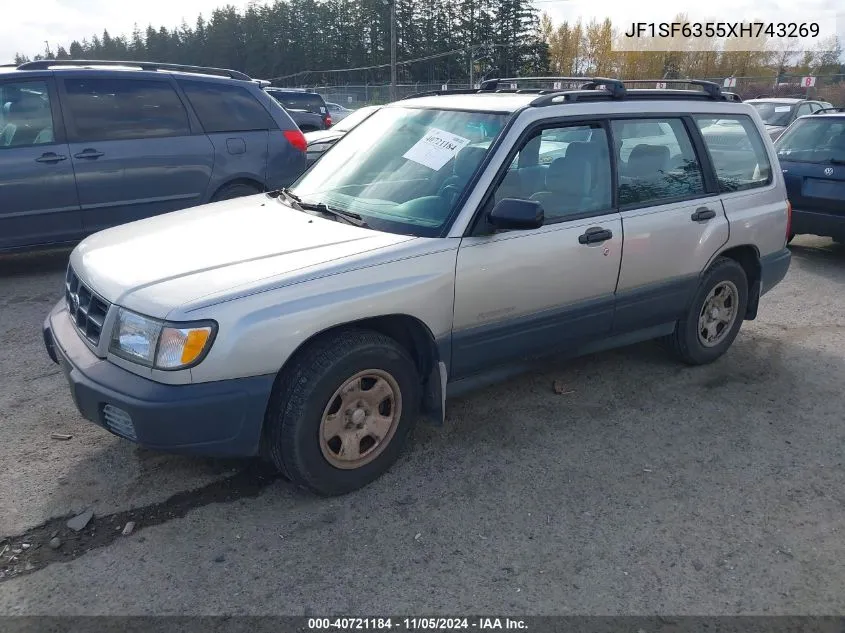 1999 Subaru Forester L VIN: JF1SF6355XH743269 Lot: 40721184