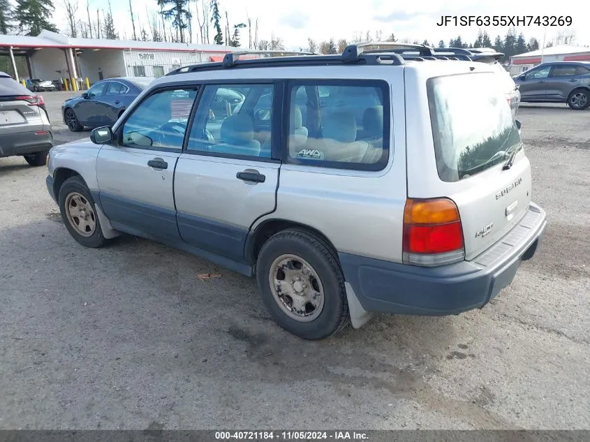 1999 Subaru Forester L VIN: JF1SF6355XH743269 Lot: 40721184