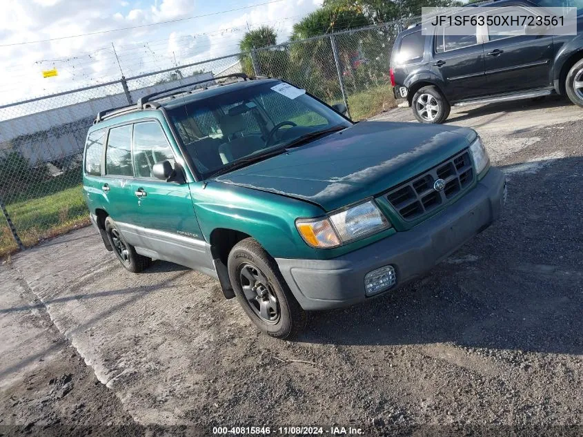 1999 Subaru Forester L VIN: JF1SF6350XH723561 Lot: 40815846