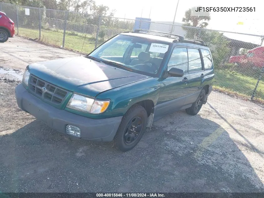 1999 Subaru Forester L VIN: JF1SF6350XH723561 Lot: 40815846