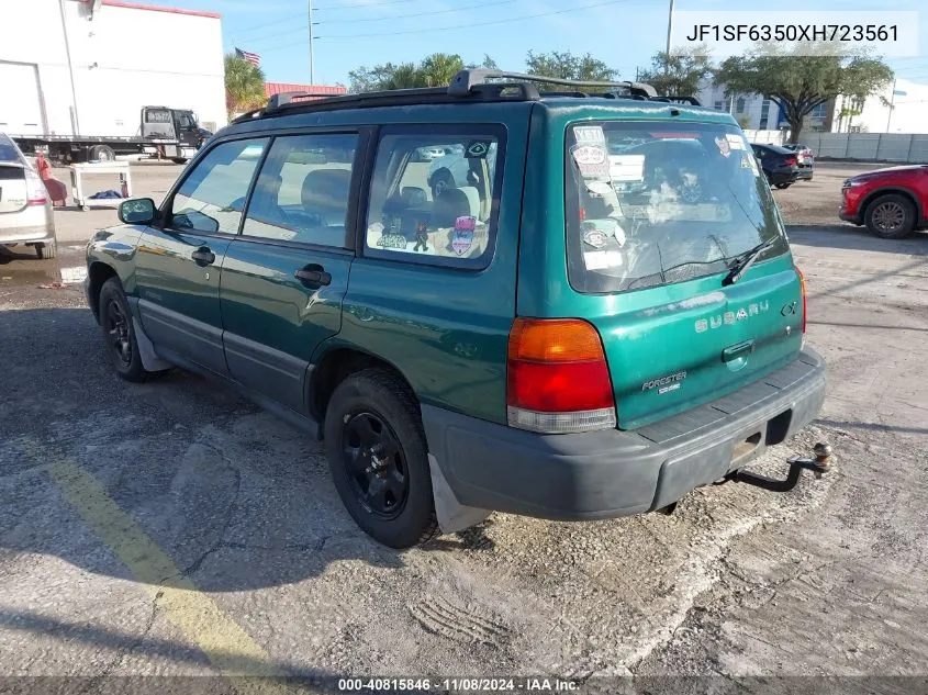 1999 Subaru Forester L VIN: JF1SF6350XH723561 Lot: 40815846