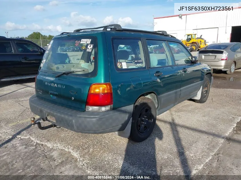 1999 Subaru Forester L VIN: JF1SF6350XH723561 Lot: 40815846