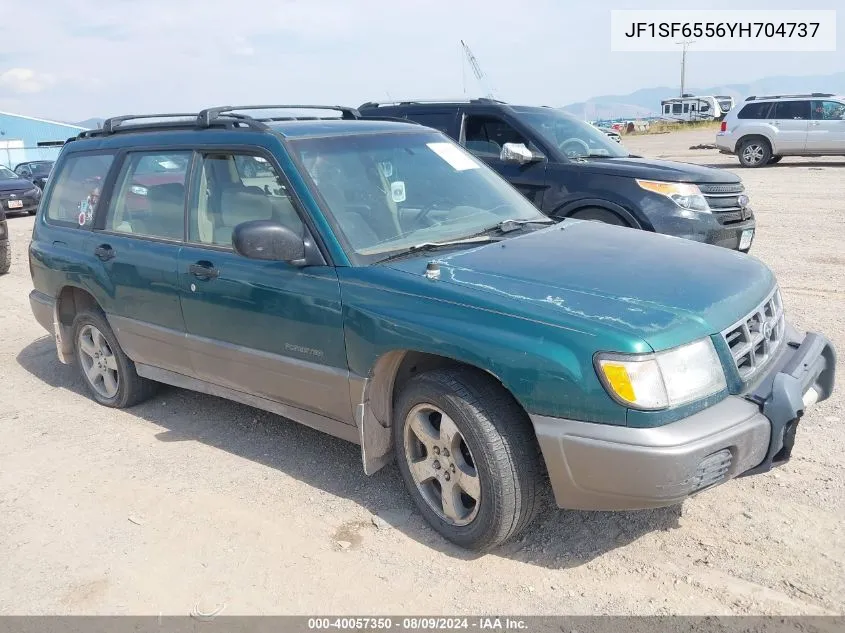 2000 Subaru Forester S VIN: JF1SF6556YH704737 Lot: 40057350