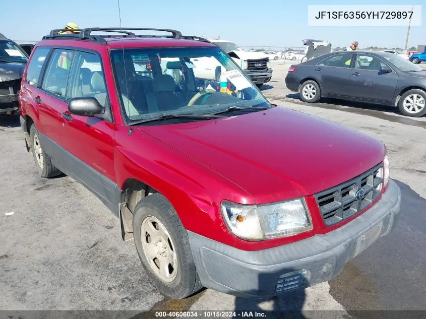 2000 Subaru Forester L VIN: JF1SF6356YH729897 Lot: 40606034