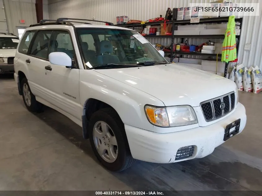 2001 Subaru Forester S VIN: JF1SF65621G739666 Lot: 40331714