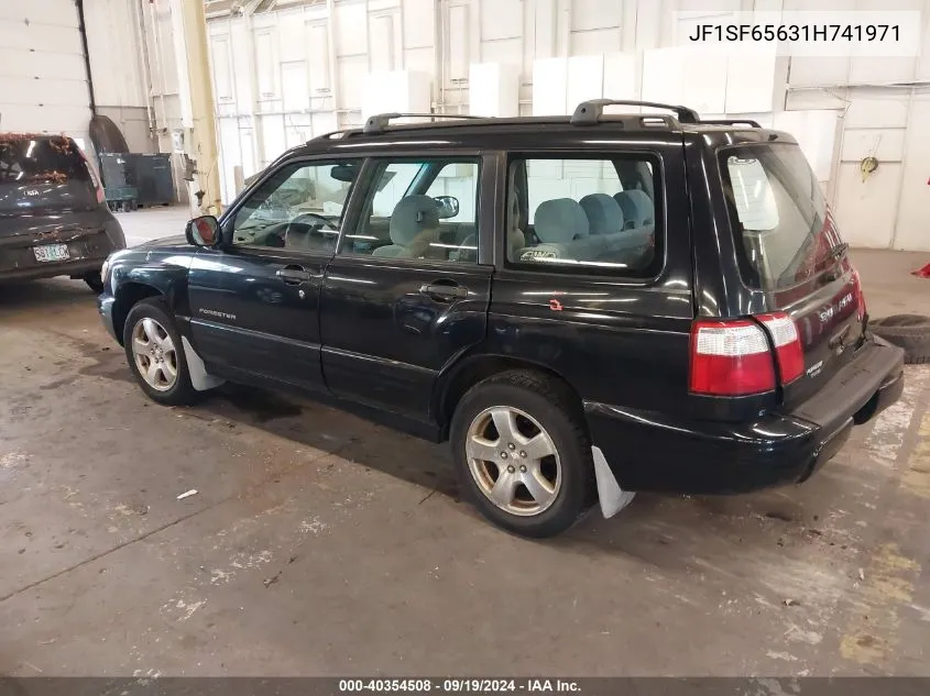 2001 Subaru Forester S VIN: JF1SF65631H741971 Lot: 40354508