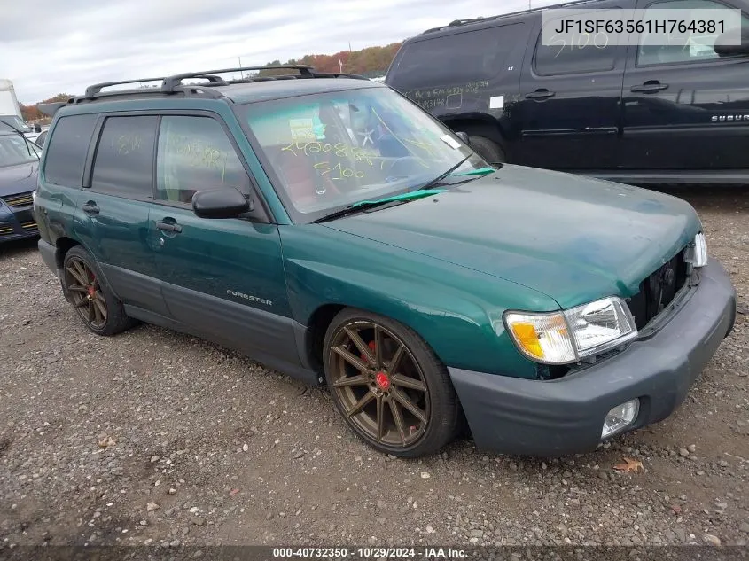 2001 Subaru Forester L VIN: JF1SF63561H764381 Lot: 40732350