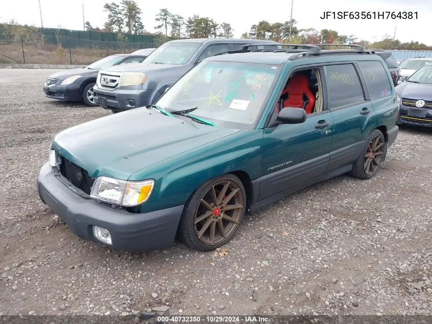 2001 Subaru Forester L VIN: JF1SF63561H764381 Lot: 40732350