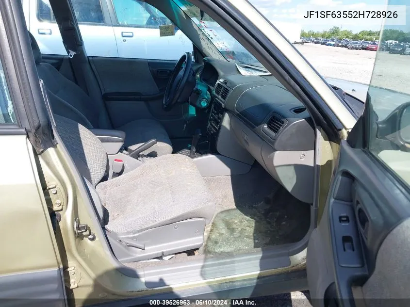 JF1SF63552H728926 2002 Subaru Forester L