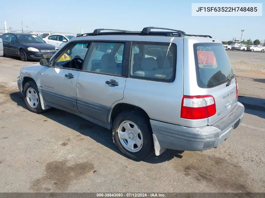 JF1SF63522H748485 2002 Subaru Forester L