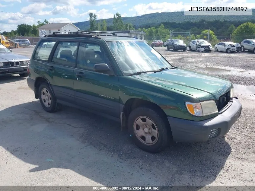 2002 Subaru Forester L VIN: JF1SF63552H744897 Lot: 40056092