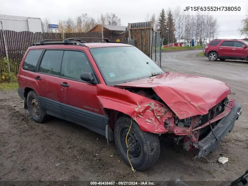 2002 Subaru Forester L VIN: JF1SF63552H738050 Lot: 40438487