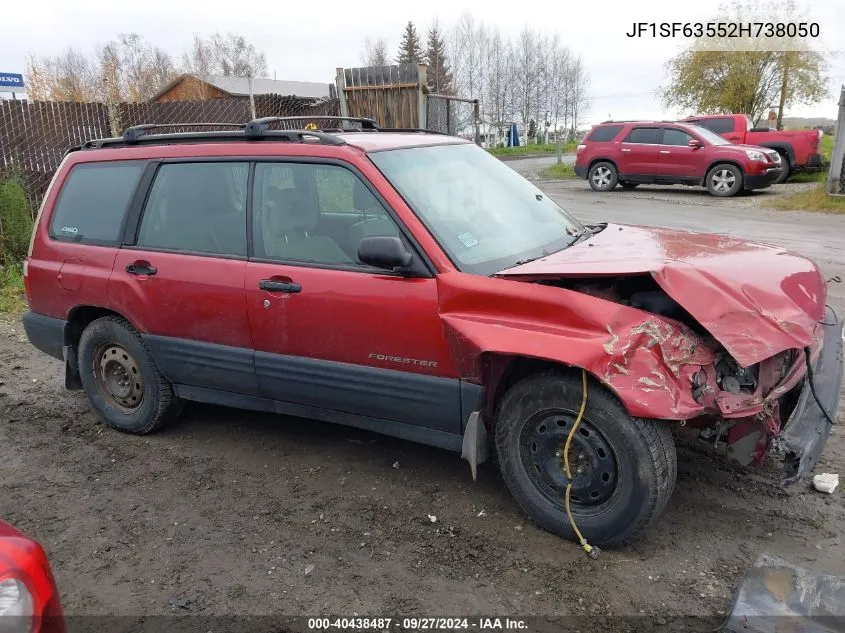 2002 Subaru Forester L VIN: JF1SF63552H738050 Lot: 40438487