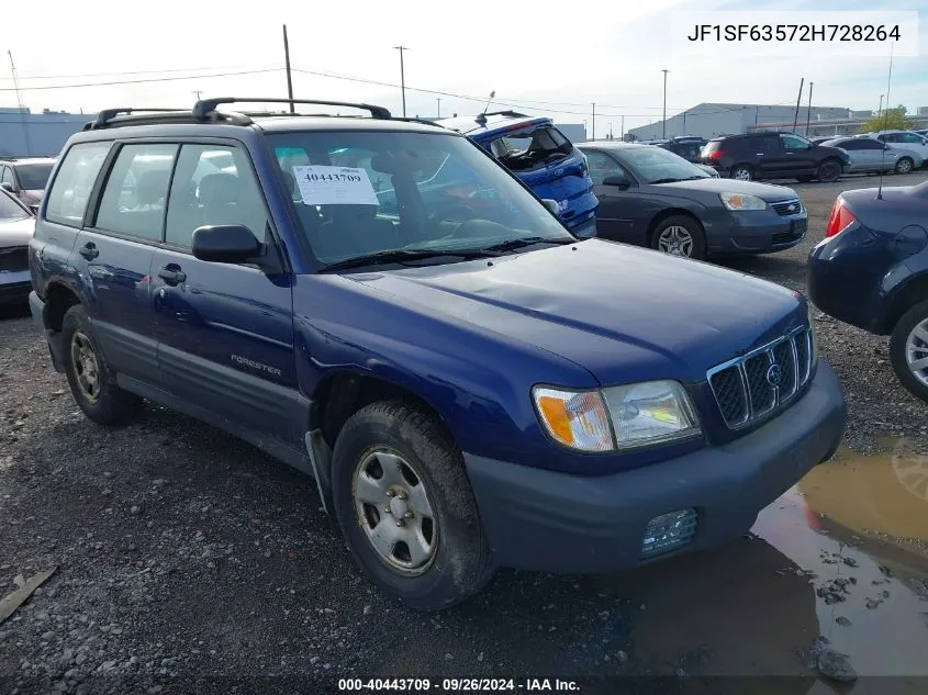 2002 Subaru Forester L VIN: JF1SF63572H728264 Lot: 40443709