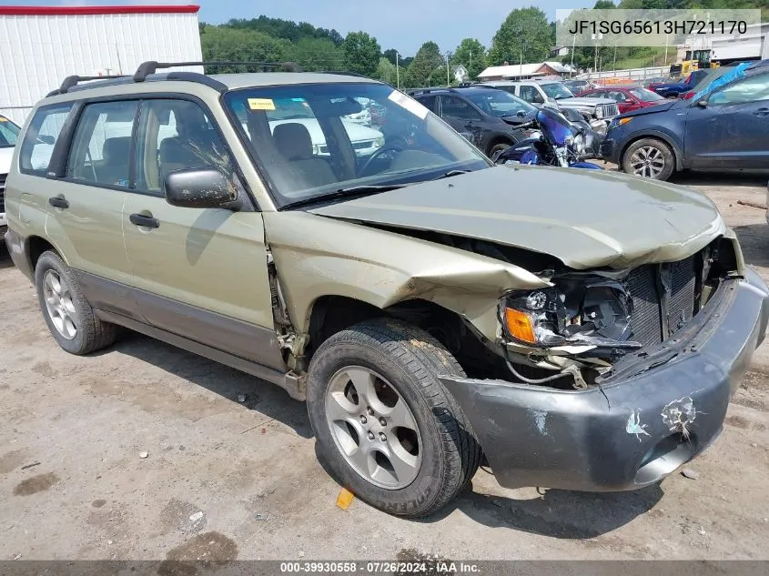 JF1SG65613H721170 2003 Subaru Forester Xs