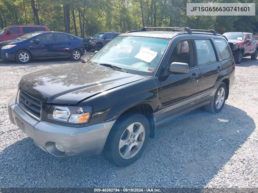 2003 Subaru Forester 2.5Xs VIN: JF1SG65663G741601 Lot: 40392794