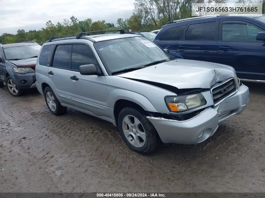 2003 Subaru Forester Xs VIN: JF1SG65633H761685 Lot: 40415805