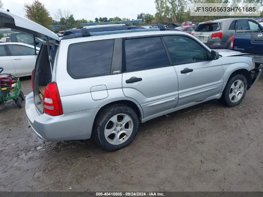 2003 Subaru Forester Xs VIN: JF1SG65633H761685 Lot: 40415805