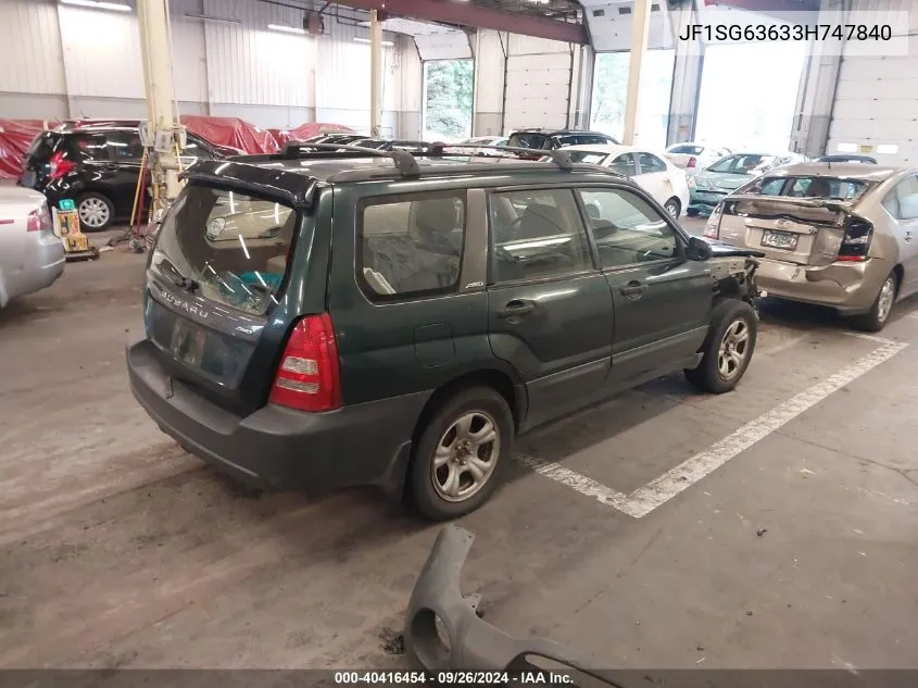 JF1SG63633H747840 2003 Subaru Forester 2.5X