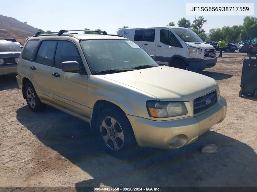 2003 Subaru Forester VIN: JF1SG656938717559 Lot: 40427658