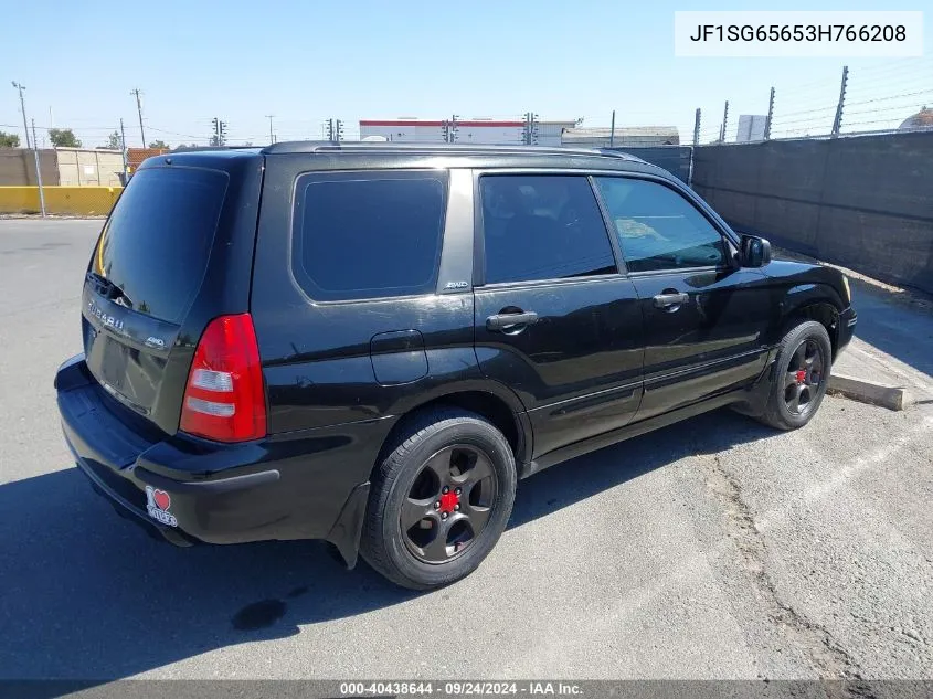 2003 Subaru Forester Xs VIN: JF1SG65653H766208 Lot: 40438644