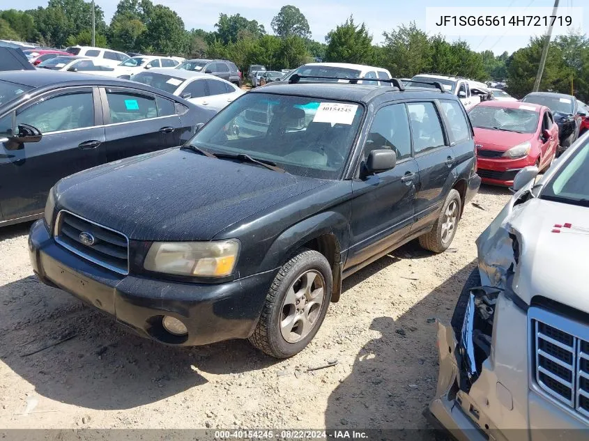 2004 Subaru Forester 2.5Xs VIN: JF1SG65614H721719 Lot: 40154245