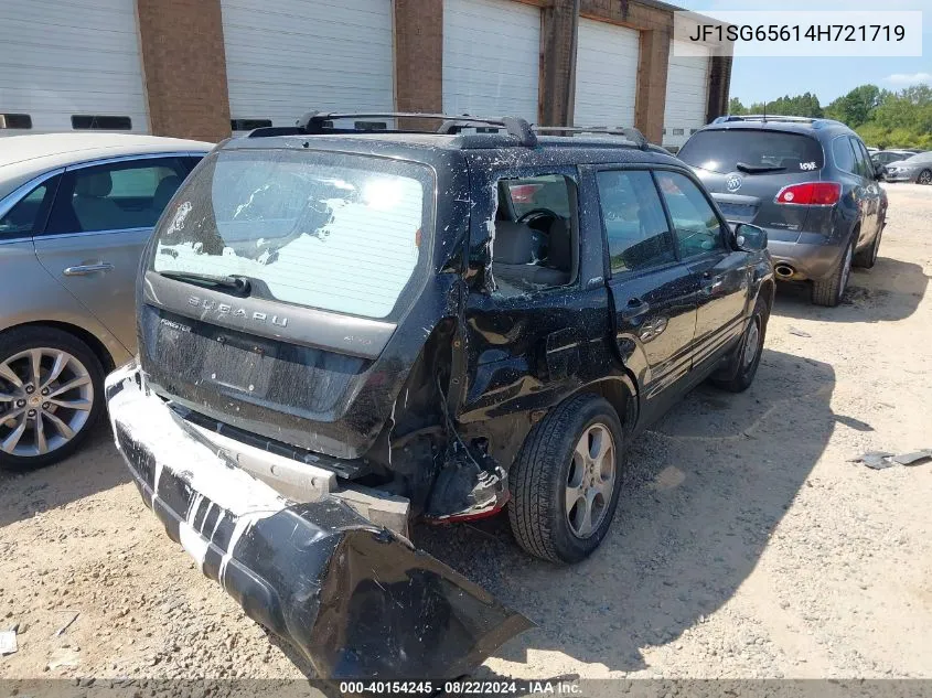 2004 Subaru Forester 2.5Xs VIN: JF1SG65614H721719 Lot: 40154245