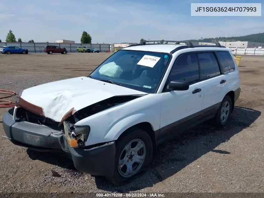 2004 Subaru Forester 2.5X VIN: JF1SG63624H707993 Lot: 40179208