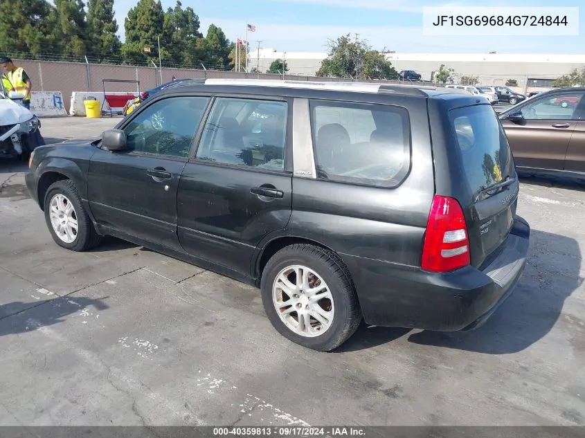 2004 Subaru Forester 2.5Xt VIN: JF1SG69684G724844 Lot: 40359813