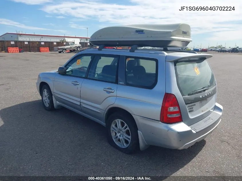 JF1SG69604G702224 2004 Subaru Forester 2.5Xt