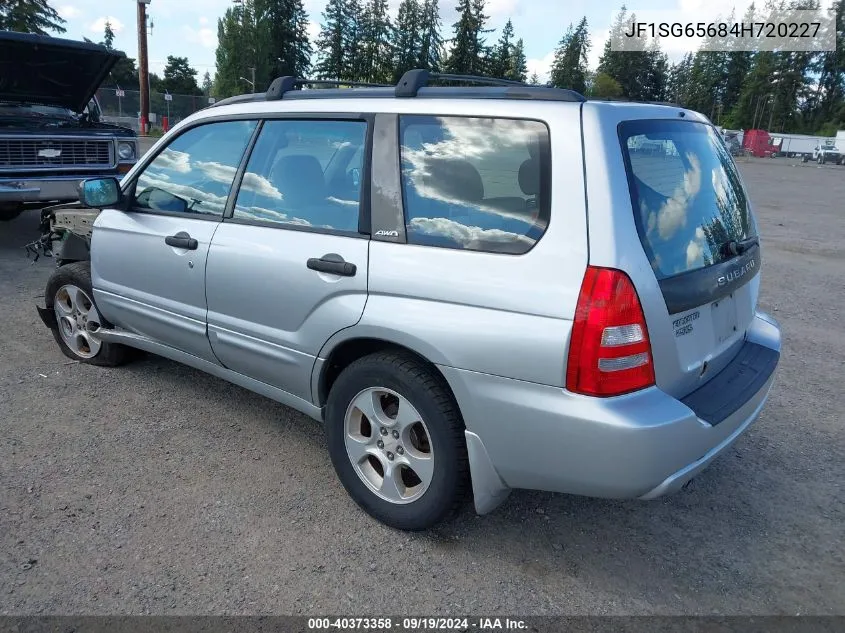 2004 Subaru Forester 2.5Xs VIN: JF1SG65684H720227 Lot: 40373358