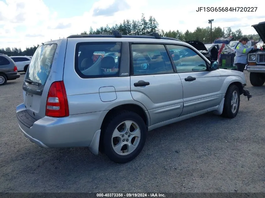 2004 Subaru Forester 2.5Xs VIN: JF1SG65684H720227 Lot: 40373358