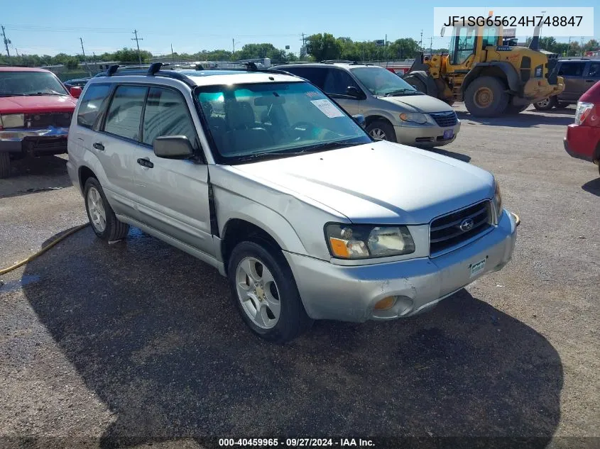 2004 Subaru Forester 2.5Xs VIN: JF1SG65624H748847 Lot: 40459965