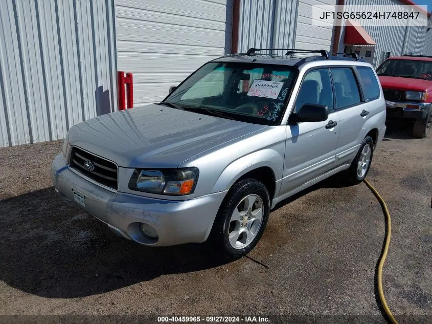 2004 Subaru Forester 2.5Xs VIN: JF1SG65624H748847 Lot: 40459965