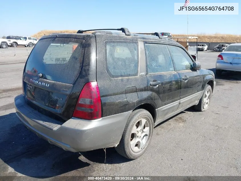 2004 Subaru Forester 2.5Xs VIN: JF1SG65654G764708 Lot: 40473420