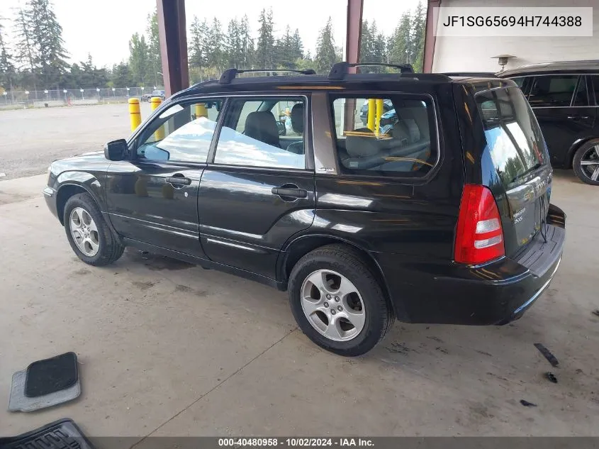 JF1SG65694H744388 2004 Subaru Forester 2.5Xs