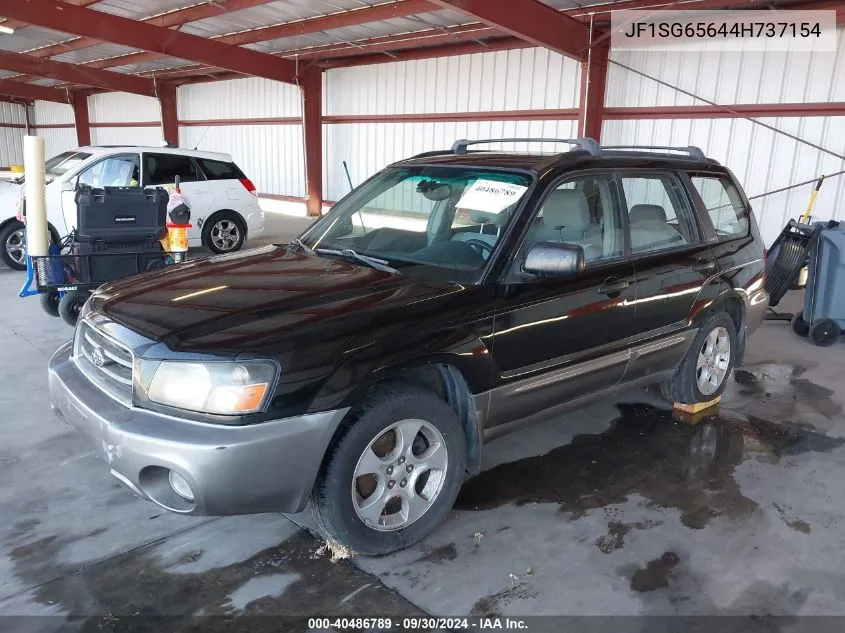 2004 Subaru Forester 2.5Xs VIN: JF1SG65644H737154 Lot: 40486789