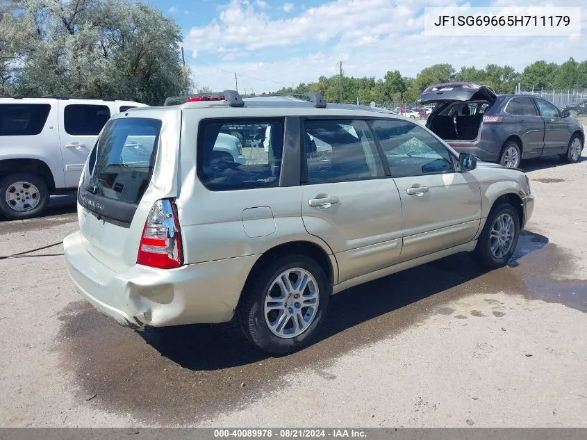 2005 Subaru Forester 2.5Xt/Xt W/Premium Pkg VIN: JF1SG69665H711179 Lot: 40089978