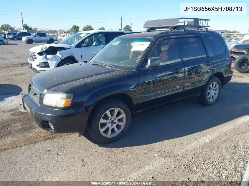 2005 Subaru Forester 2.5Xs VIN: JF1SG656X5H708713 Lot: 40280577