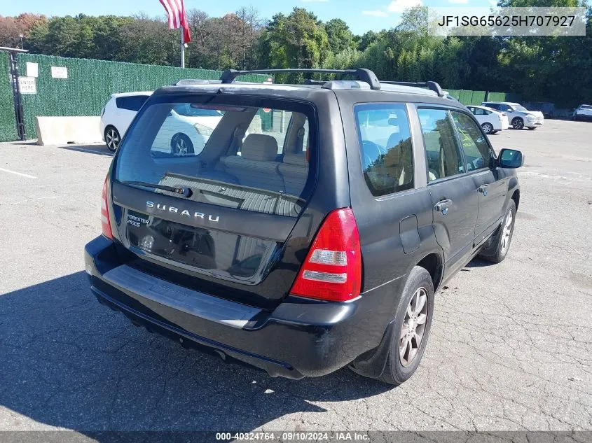 2005 Subaru Forester 2.5Xs VIN: JF1SG65625H707927 Lot: 40324764