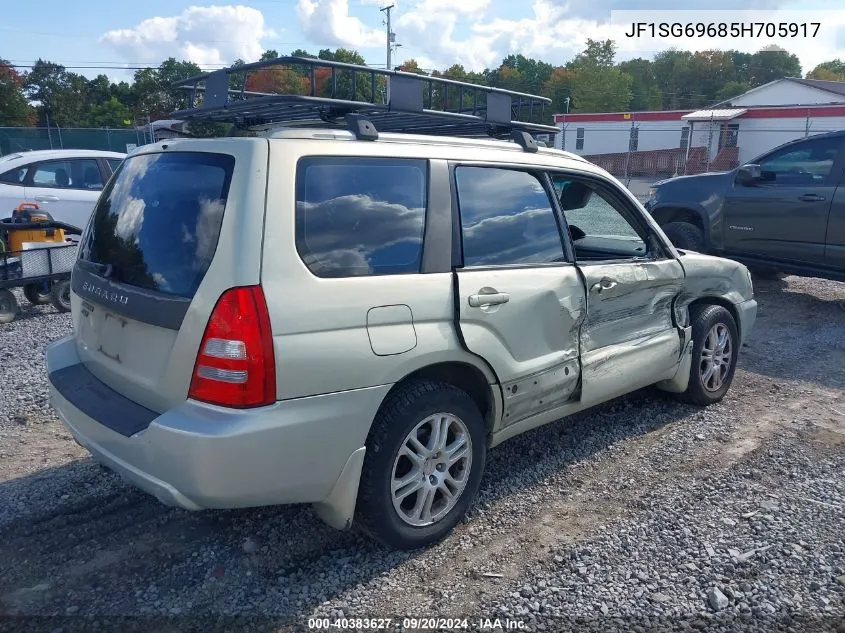 2005 Subaru Forester 2.5Xt VIN: JF1SG69685H705917 Lot: 40383627